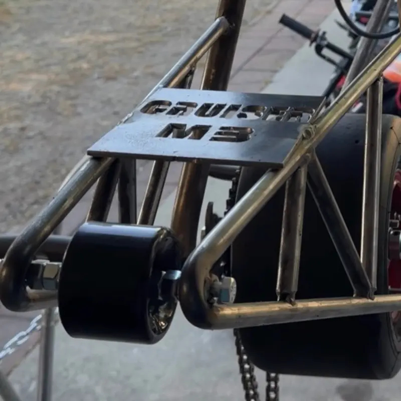 209 cruiser minibikes wheelie bar