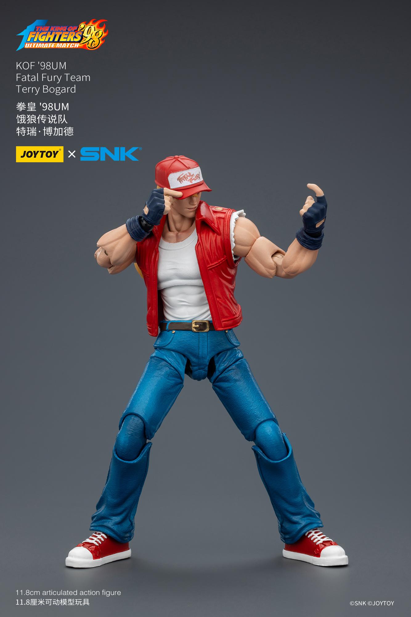 JOYTOY SNK 1/18 Action Figures KOF '98UM Fatal Fury Team Terry Bogard Andy Bogard Joe Higashi