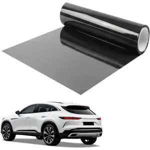 Ceramic Automotive Window Tint Film Roll -5% 15% 30% VLT Options,99% UV Rejection, Heat & Glare Reduction, Privacy Window Tint, See Out Not in (30% VLT, 20in X 10ft)
