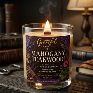 Mahogany Teakwood candle