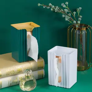 Striped Wall-Mounted Tissue Box, No Punching Design for Home Decor, Bathroom organizing accessories, Ideal for Kitchen Bathroom Living Room Bedroom Use