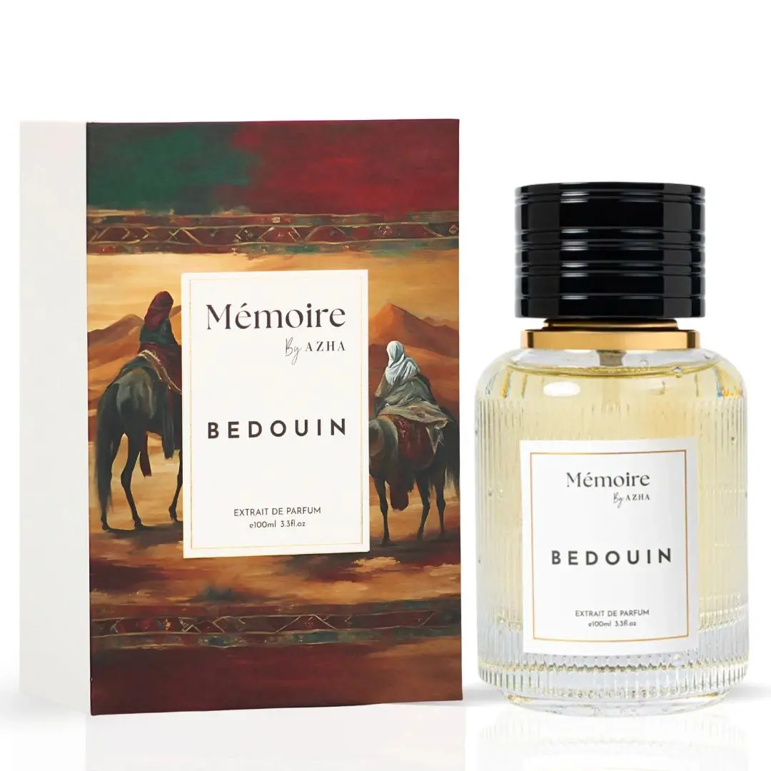 Bedouin Extrait de Parfum Spray, 100ml (3.3 Oz) - Memoire Collection by Azha, Unisex Desert-Inspired Fragrance