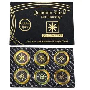 Quantum Shield EMF Protective Sticker, Radiation Blocker for Phone, Earbuds, Laptop, Microwave, and All Electronic Devices