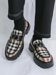 1 Pair Comfortable Socks, High-Quality Soft Material, Ideal for Everyday Use, Perfect Fit for All Sizes, Casual Korean Chunky Thick Loafers, Walking Shoes, Footwear, Slip Shoes