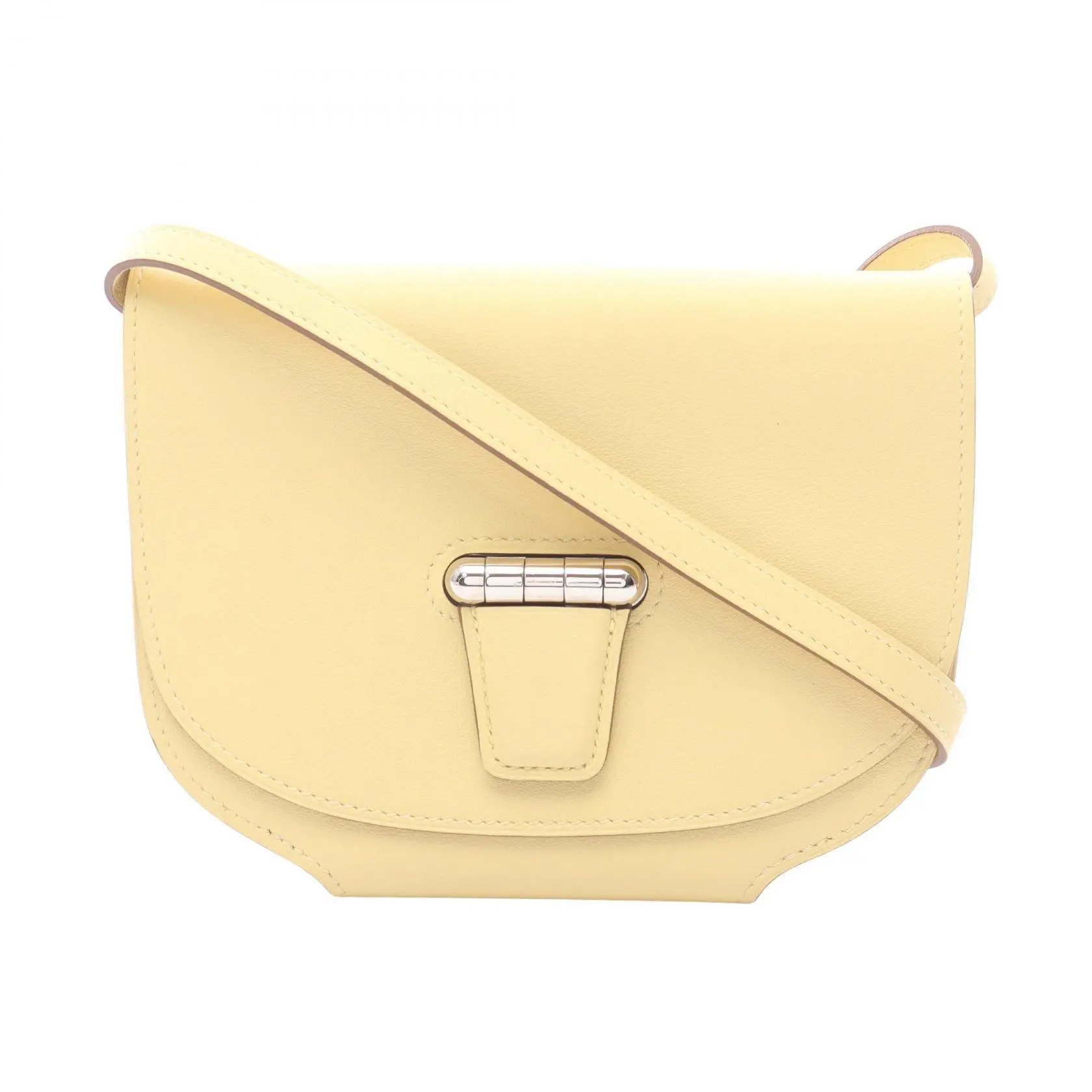 Pre-owned HERMÈS Calfskin Shoulder Bags Hermes Mini Convoyeur Leather Shoulder Bag