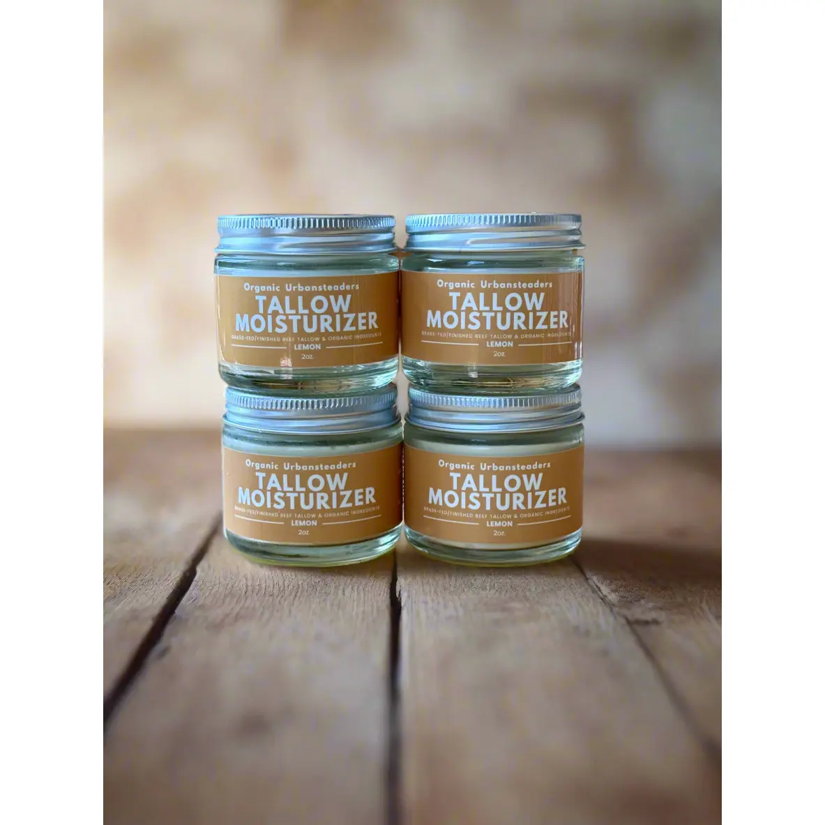 Lemon Tallow Moisturizer Bundle (4 Jars)