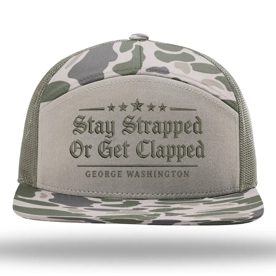 Stay Strapped Embroidered Richardson Hat
