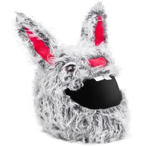 Motorcycle Helmet Cover - Evil Rabbit Motorcycle Helmet Cover - Evil Rabbit