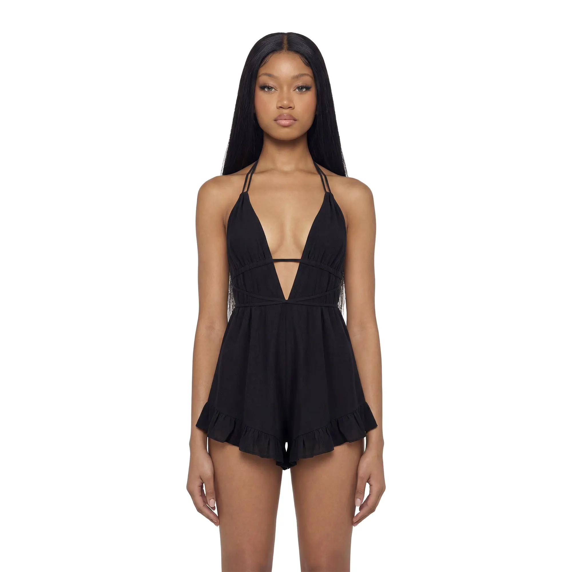 Margot Romper - Black