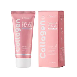 3 PCS Collagen Overnight Wrapping Face Mask – Hydrating & Firming Peel-Off Mask for Elasticity and Radiance – 2.12 fl.oz, Suitable for All Skin Types