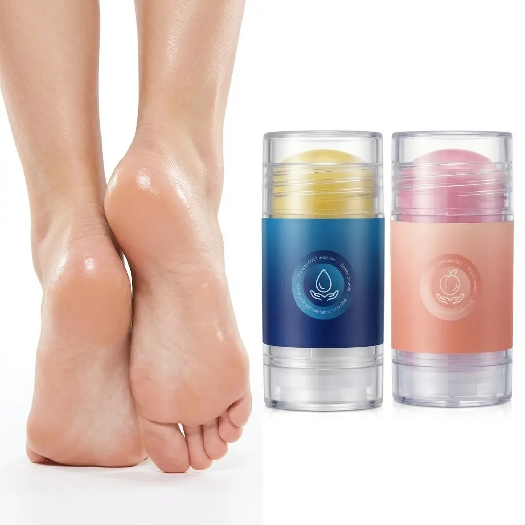 2-Pack Anti-Cracking Cream Stick | Portable Solid Moisturizing Balm for Anti-Dryness & Heel Repair | 40g Travel Skincare for Men & Women