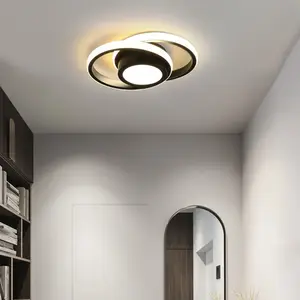 Modern LED Ceiling Light, Three Color Options, Ideal for Living Room Bedroom Hallway Entry Kitchen, Essential Home Lighting