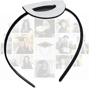 Caps off to you! No-Slip Graduation Cap Headband,Comfortable Grad Cap Headband Insert with Eva Foam Sticker, Reliable Grip for All-Day Ceremony, Fits Most Head Sizes