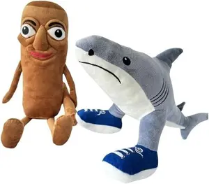 1pc Tralalero Tralala Soft Plush Toy - Italian Brainrot Design, Whimsical Shark with Sneaker Feet, Machine Washable Polyester, Ideal for Surprise Gifts, Versatile Room Decor, Festive Gift Item | Playful Design | Durable Fabric plushies