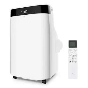 10000 BTU Portable Air Conditioner, 4-in-1 Quiet AC Unit with Remote Control & 3 Speeds, Cools up to 450 Sq.Ft, 24H Timer, Multi-Function Modes for Home, Office & Dorm