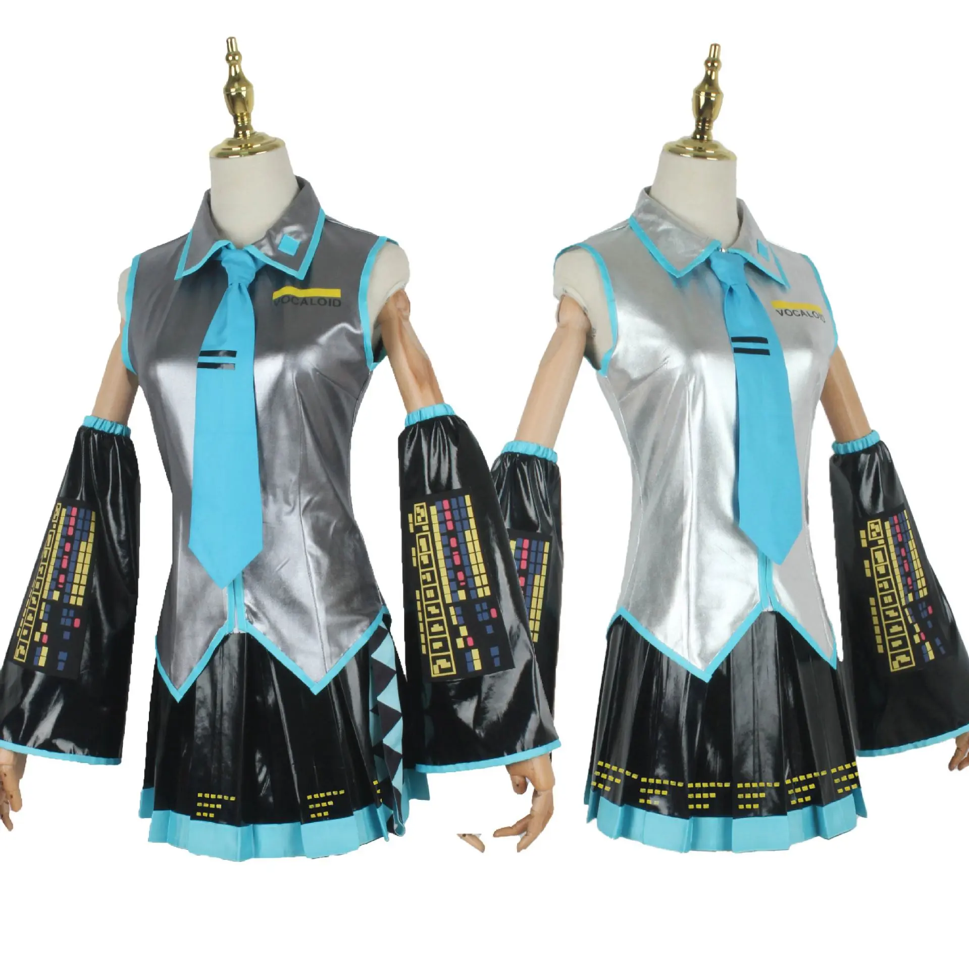 Anime Character Performance Clothes Hatsune Miku MIKU Anime Clothes Cosplay Clothes JK Skirt Same Suit Wig Accessories Halloween