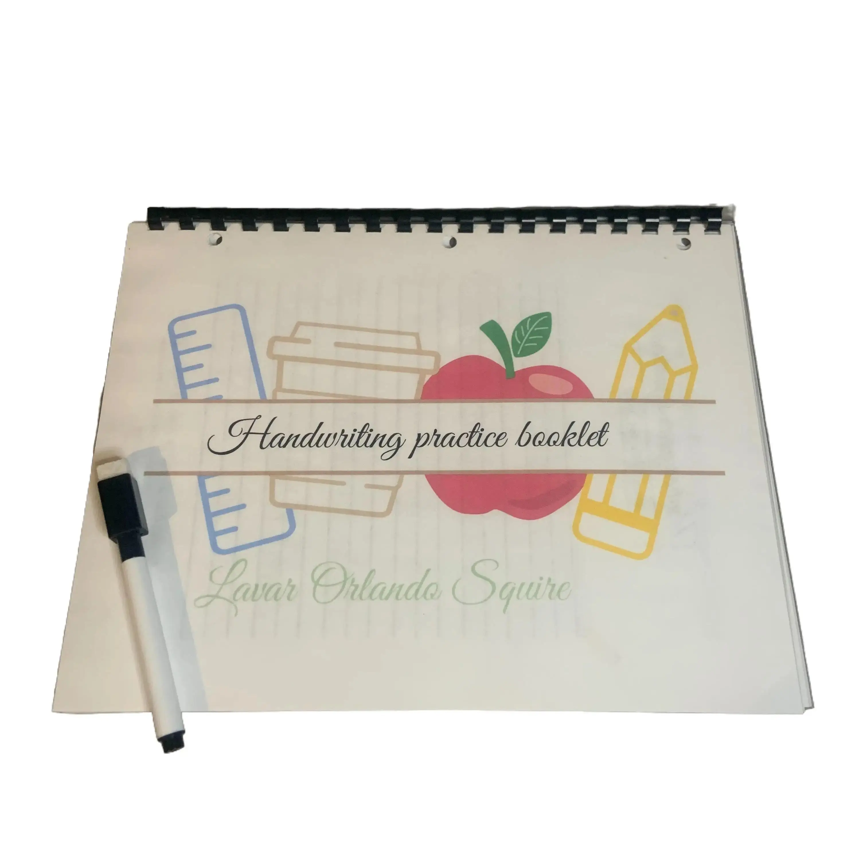 Cursive Handwriting Binder: A Timeless Skill for Future Success - Personalized Practice Pages for Every Letter from A-Z home office homeschool supply CVC Word