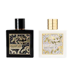 Lattafa Qaed Al Fursan & Qaed Al Fursan Unlimited Eau de Parfum 2-Pack | Unisex Long Lasting Arabic Perfume Set | Woody Amber & Tropical Sweet Scent (3 oz + 3.4 oz)
