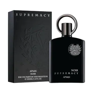 AFNAN Supremacy Noir for Men Eau de Parfum Spray, 3.4 Ounce Perfume Fragrance Amber Oud