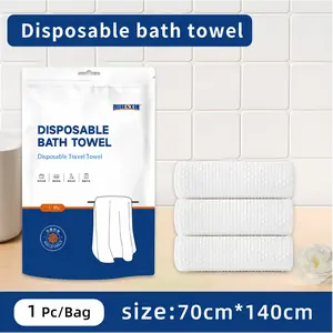 5PCS Disposable Bath Towels, Thickened & Extra Large, Soft & Comfortable, Highly Absorbent, Ideal for Travel, Home, Gym, Office, Vacation & Camping