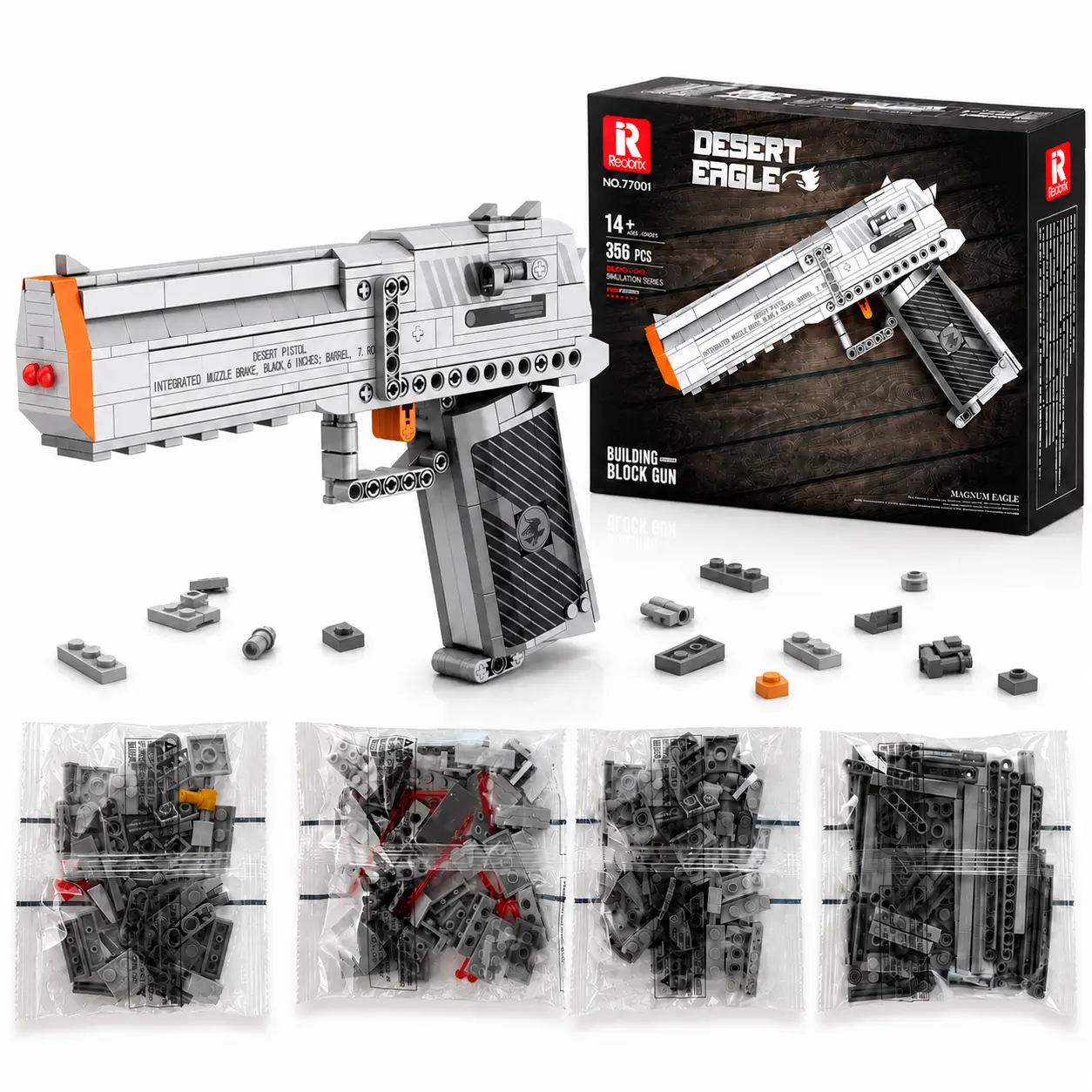356PCS Ultimate DIY Building Blocks Challenge, Mechanical Assembly Model Kit, Unique Creative Gift for Teens & Adults