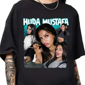 Limited Huda Mustafa T-Shirt, Love Island Tv Show Shirt, Gym Girls Shirt, Gift For Women and Man Unisex T-Shirt