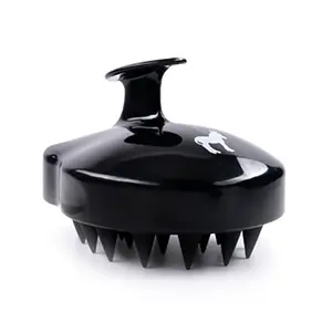 Scalp Massager Shampoo Brush - Soft Silicone Bristle Massaging Shower Tool For Deep Cleansing Lather Hair & Scalp | Dry Scalp, Oily Hair, Dandruff, Eczema, Seborrheic Dermatitis Head Scrubber & Anti-Dandruff Exfoliator | Promote Hair Growth & Scalp Health