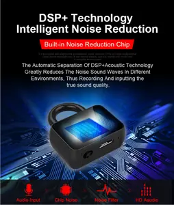 Smart voice recorder with one-touch HD recording, ultra-long battery life, built-in large-capacity storage, and support for converting voice into text documents.