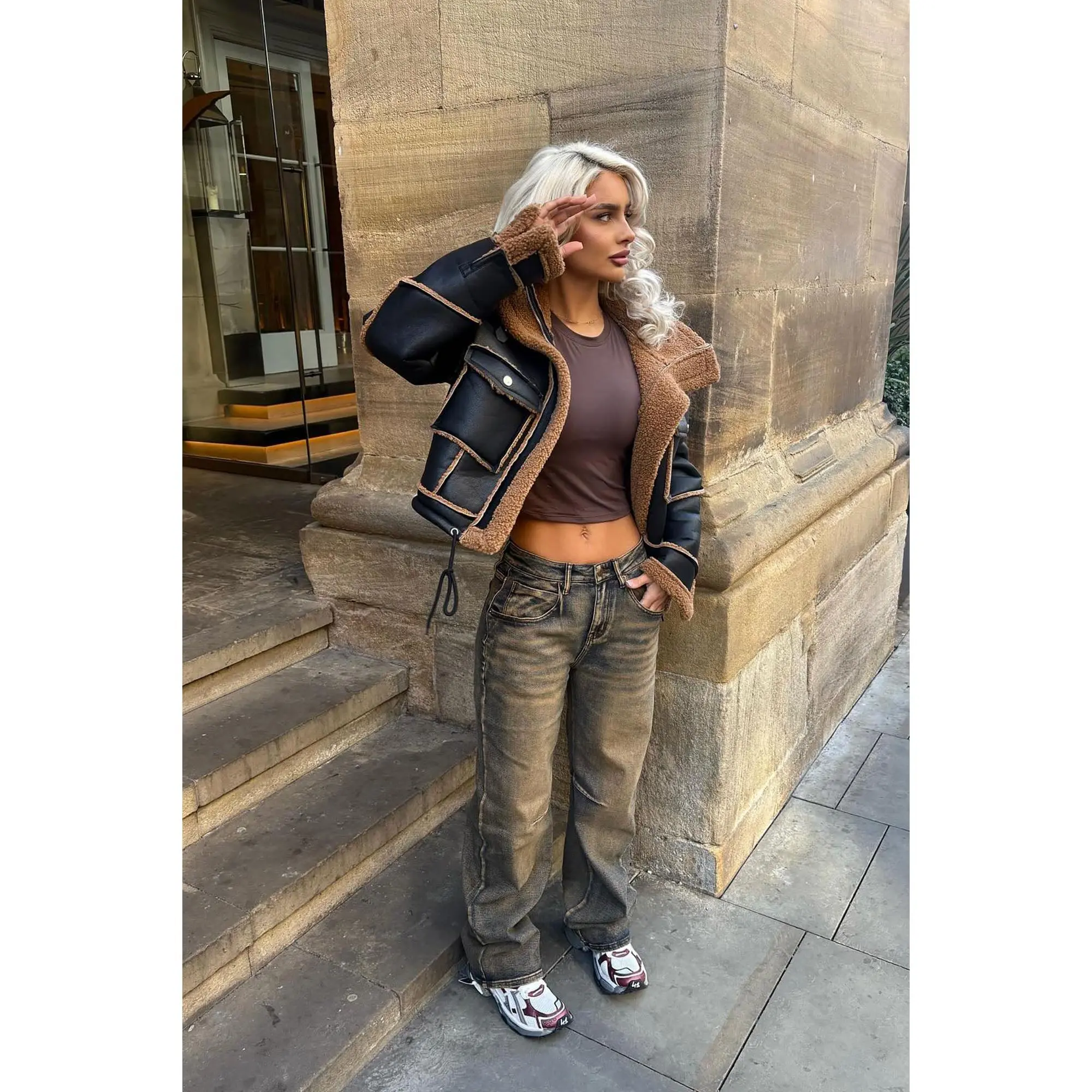 Bring Back Memories Stretch Jeans - Brown