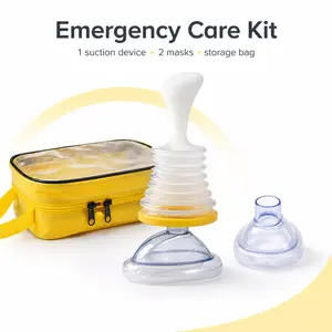 Portable Roadside Emergency Kit, Yellow Car Travel Preparedness Bag with Manual Tool,  Mask Attachments, Home Car Outdoor Storage Set