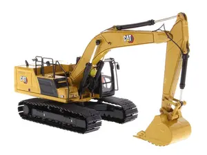 CAT Caterpillar 336 Next Generation Hydraulic Excavator w/ Operator (High Line Series) 1:50 Scale Model -- Diecast Masters 85586