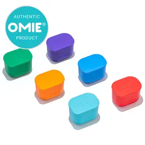 Omie 2 pack OmieBox UP Silicone Dip Container w/ lid + fits in OmieBox UP - TTS