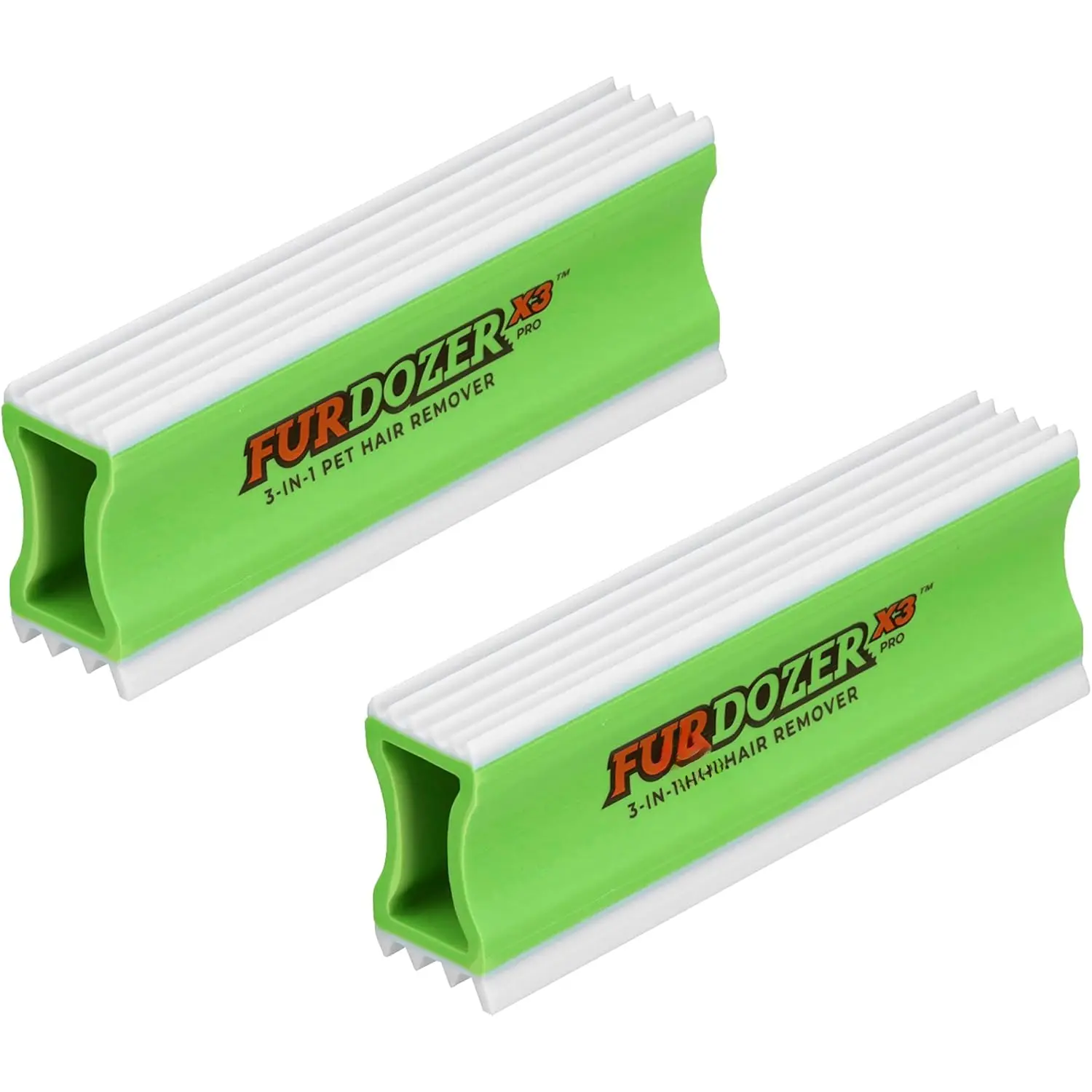FurDozer X3 PRO  Hair Remover & Auto Detailing Tool -  &  Hair Remover for ,  Interiors, Couches, Bedding, & Furniture -   Hair  for  & Lint, 5" (2-Pack)