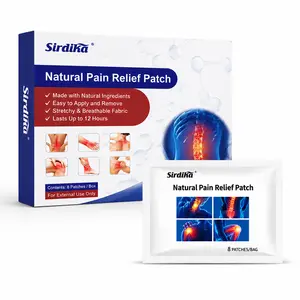 Sirdika Natural Back Pain Patches for Joint and Muscle Relief - 8 Count