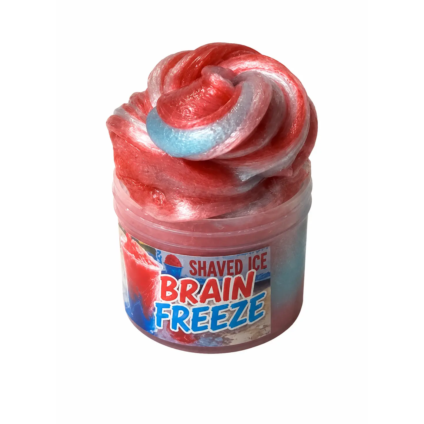 Brain Freeze | Clear Slime | Blue Raspberry