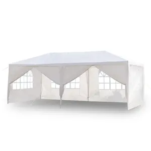10x20 Party Tent Outdoor Canopy Tents for Parties with 6 Removable Sidewalls, Carpas para Fiestas Waterproof for Gazebo Large Backyard Shelter Patio Wedding Events BBQ