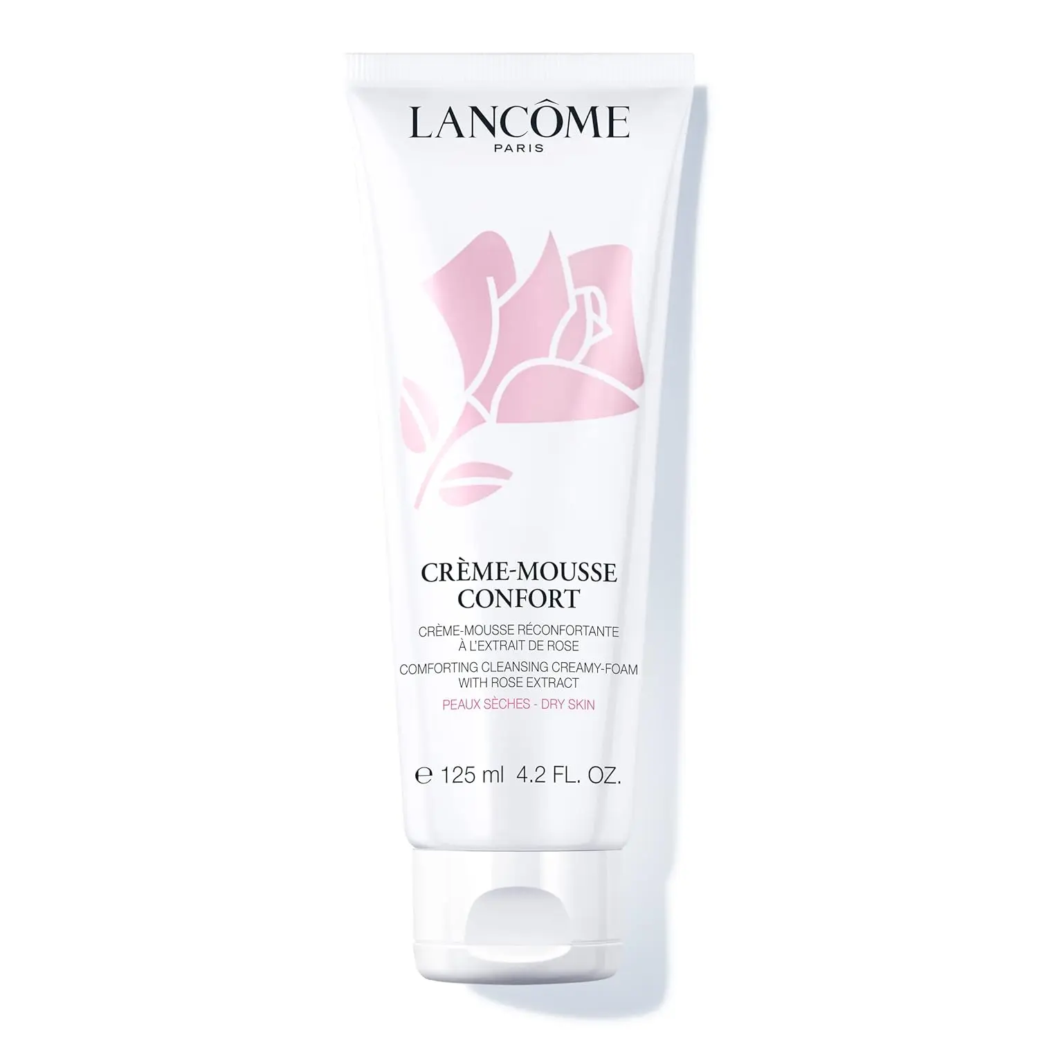 Lancôme Créme Mousse Confort Foaming Facial Cleanser - 4.2 Fl Oz |   Cream Cleanser & Makeup Remover - With Salicylic Acid & Rosehip Oil - Gentle Hydrating Face Wash for Soft, Radiant Skin