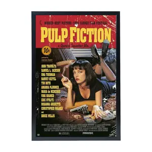 PULP FICTION - CLASSIC MOVIE POSTER - TARANTINO THURMAN 2002