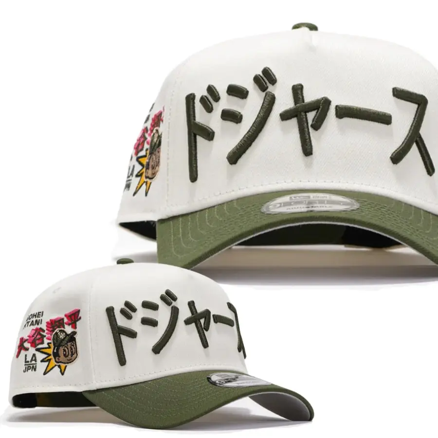 New Era Los Angeles Dodgers 9Forty Shohei Ohtani Edition A-Frame Snapback Hat - Color-Blocked Classic Baseball Hat, Adjustable Trucker Design, Vintage Sport Look, 2026 USA Collectible Sports Headwear, TikTok Urban Fashion Trend