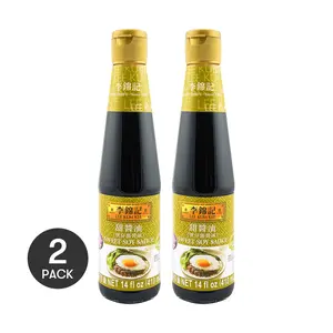 2 Pack LEE KUM KEE Hong Kong Sweet Soy Sauce 13.9 fl oz Each - Claypot Rice Sauce, Chinese Condiment