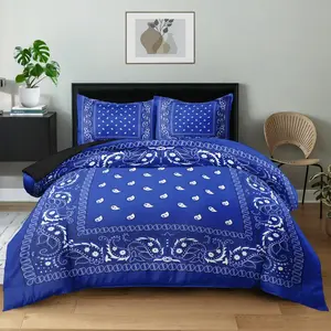 2/3 piece large duvet cover, Decorative duvet cover, soft and comfortable, bohemian red duvet cover bedding set, vintage style bedroom bedding set, Duvet Cover Sets (1 piece * quilt cover + 1 or 2 pieces * pillowcase, excluding core)