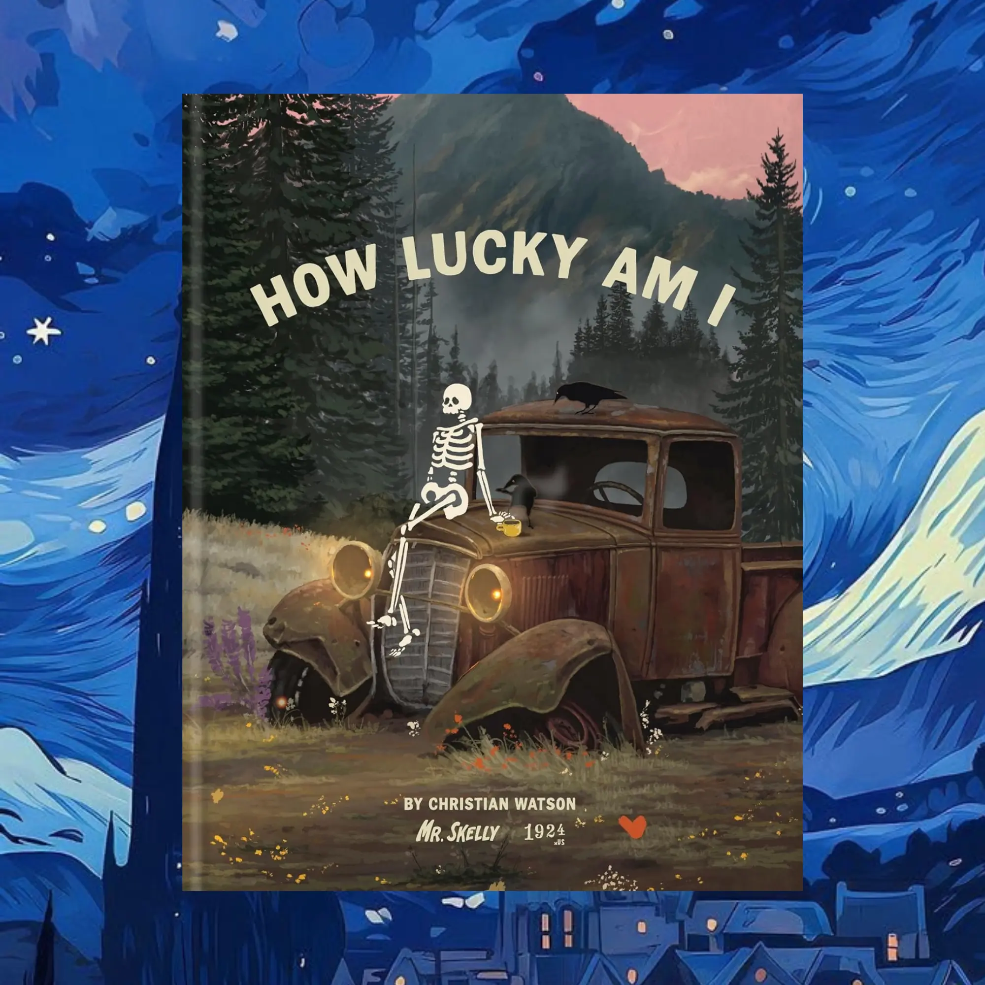 How Lucky Am I by Christian Watson – Hardcover or Paperback Illustrated Children’s Book, Mr. Skelly Woodland Story, Unique Bedtime and Gratitude Gift for Kids