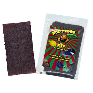 Rod's Food Seaweed Leafy Sheets/Clumps in Red, Green, & Purple - Certified Raw Flavor & Nutrients - High Quality Fish Food for Aquarium Herbivores