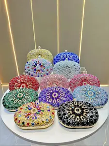 Luxury Rhinestone Sunflower Evening Bag, Versatile Crossbody Shoulder Bag, Perfect for Daily Use, Travel Essential