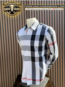 Men's Fashion Long Sleeve Shirt Modern Design Hight Quality / Camisa para Hombre manga larga Diseno moderno hecha con materiales de gran calidad