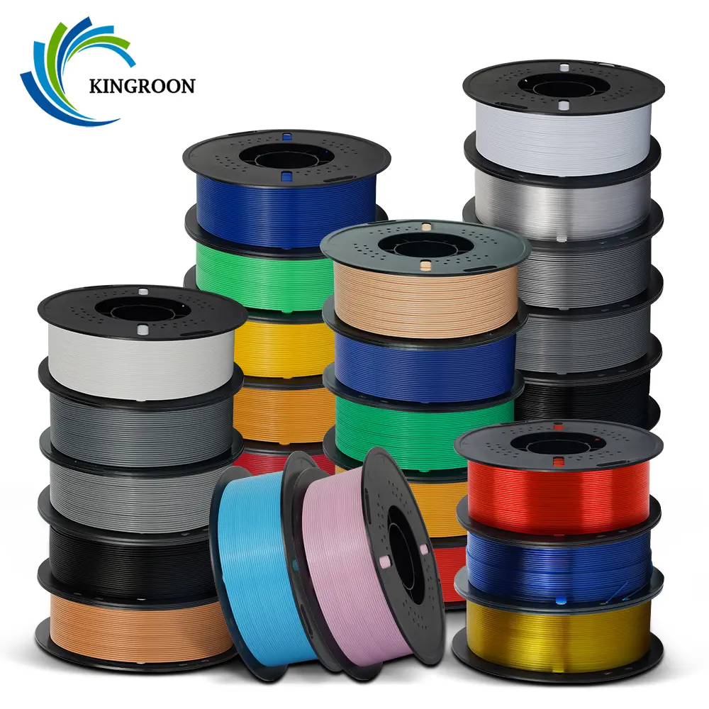 KINGROON PLA/PETG/HSPETG/HSPLA single roll sale, high-quality premium material, 1.75 ± 0.02 mm, easy to handle, suitable for 3D printing hobbyists and beginners. filament fdm