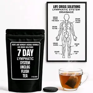 MEMORIAL DAY SALE! Lymphatic System 100% Natural Organic Herbal Tea