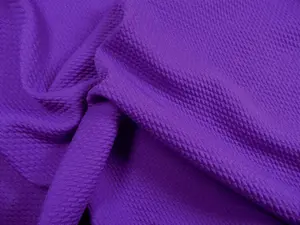 Bullet Textured Liverpool Fabric 4 way Stretch Purple R13