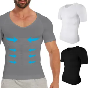 Men's 3/2/1 Pack Compression Tank Top, Stretchy Nylon Mesh Body Shaper, Lightweight & Breathable Baselayer for Sports & Workouts