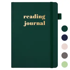 Reading Journal with 75 Book Review, Book Journal for Book Lovers, Readers - Review Prompts & Daily and Monthly Reading Tracking & Reading Challenge, Reading Notebook Gift, A5,